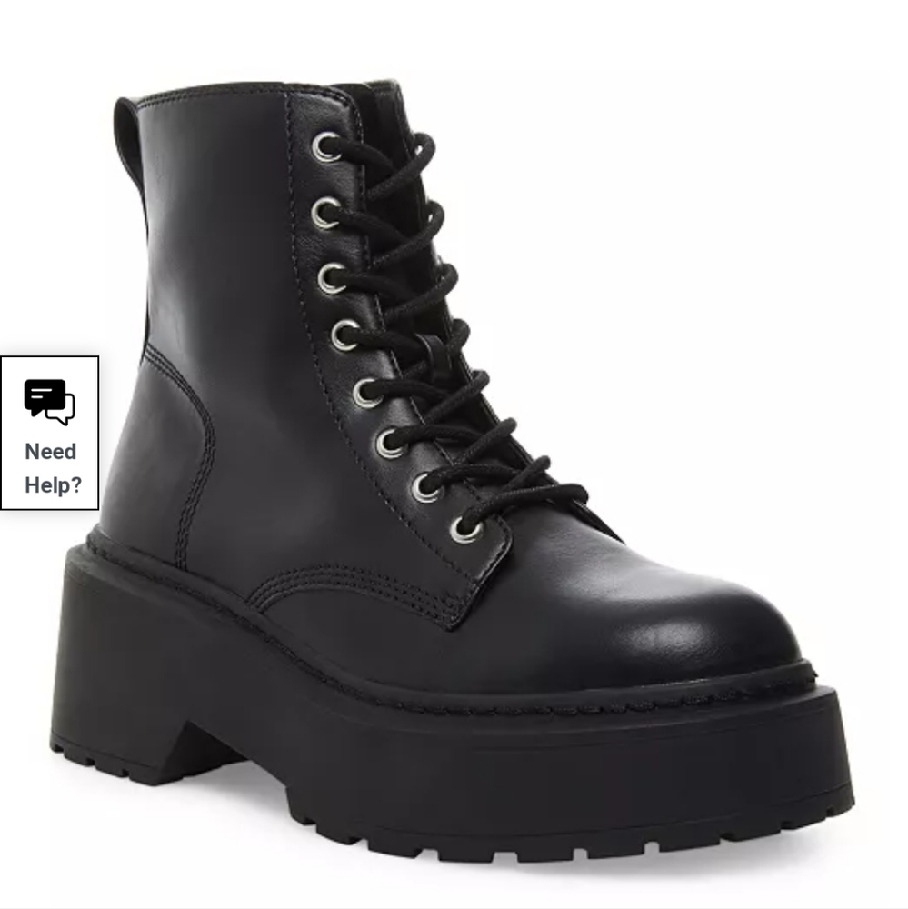 Steve madden slasher combat boots
